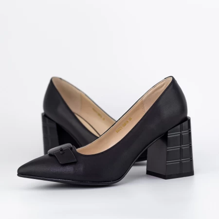 Schwarze Fersenschuhe K4321-3667a Schwarz | Jose Simon