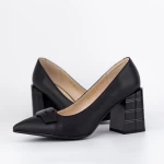 Schwarze Fersenschuhe K4321-3667a Schwarz | Jose Simon