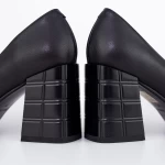 Schwarze Fersenschuhe K4321-3667a Schwarz | Jose Simon