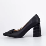 Schwarze Fersenschuhe K4321-3667a Schwarz | Jose Simon