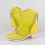 Sommerstiefel für Frauen 630037 Gelb Gebildet