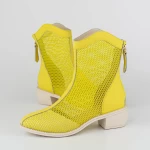Sommerstiefel für Frauen 630037 Gelb Gebildet