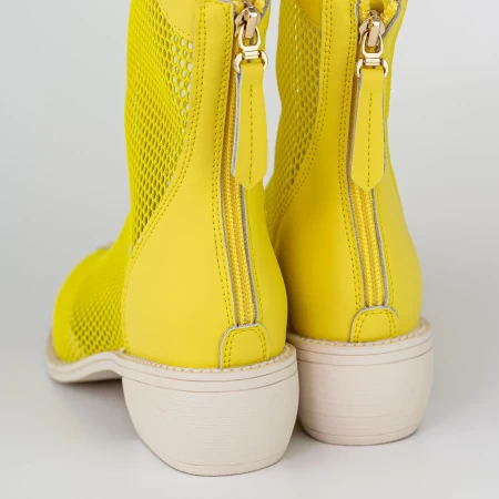 Sommerstiefel für Frauen 630037 Gelb Gebildet