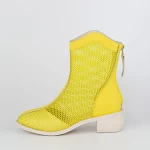 Sommerstiefel für Frauen 630037 Gelb Gebildet