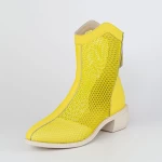 Sommerstiefel für Frauen 630037 Gelb Gebildet