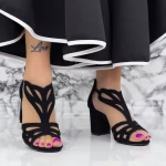 Sandalen mit dicken Absätzen 2xkk95 schwarz | Mei