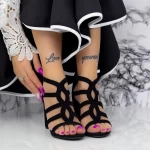 Sandalen mit dicken Absätzen 2xkk108 schwarz | Mei
