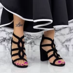 Sandalen mit dicken Absätzen 2xkk108 schwarz | Mei