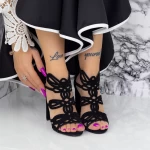 Sandalen mit dicken Absätzen 2xkk92 schwarz | Mei