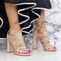 Sandalen mit dicken Absätzen 2xkk92 Beige | Mei