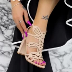 Sandalen mit dicken Absätzen 2xkk92 Beige | Mei