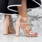 Sandalen mit dicken Absätzen 2xkk92 Beige | Mei