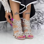 Sandalen mit dicken Absätzen 2xkk92 Silber Mei