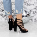 Sandalen mit dicken Absätzen 2xkk96 Black-Gunmetal | Mei