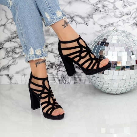 Sandalen mit dicken Absätzen 2xkk97 Black | Mei