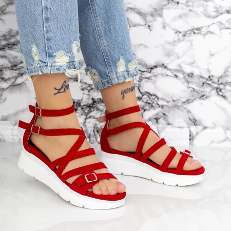 Frauen HXS28 SANDALS rot | Mei