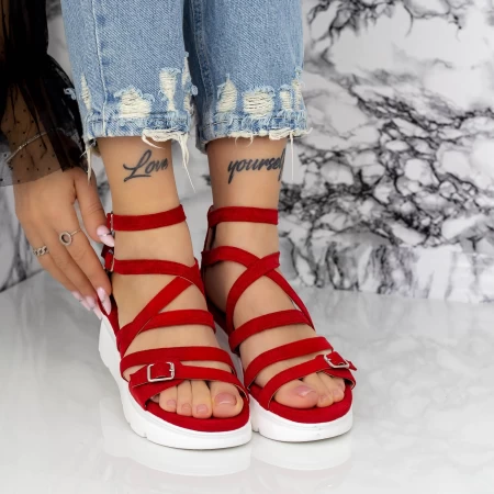Frauen HXS28 SANDALS rot | Mei