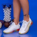 Frauen Sportschuhe YKQ210 Weiß-gelb | Mei