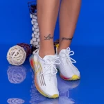 Frauen Sportschuhe YKQ210 Weiß-gelb | Mei