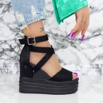 Sandalen auf der 2W60 -Plattform schwarz Mei