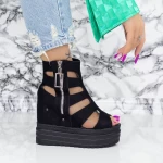 Sandalen auf der 2W68 -Plattform schwarz | Mei