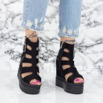 Sandalen auf der 2W68 -Plattform schwarz | Mei