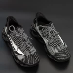 Herren Sportschuhe 0528 Schwarz Mei