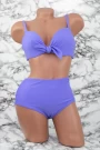 Frauenbadeanzug, 3 Teile F52 Lila Meina