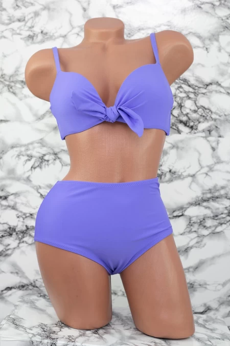 Frauenbadeanzug, 3 Teile F52 Lila Meina