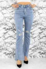 Frauen Jeans FB5183 Blau Kikiriki