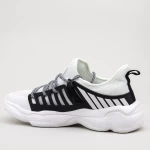 Herren Sportschuhe 0551 Weißschwarz Mei