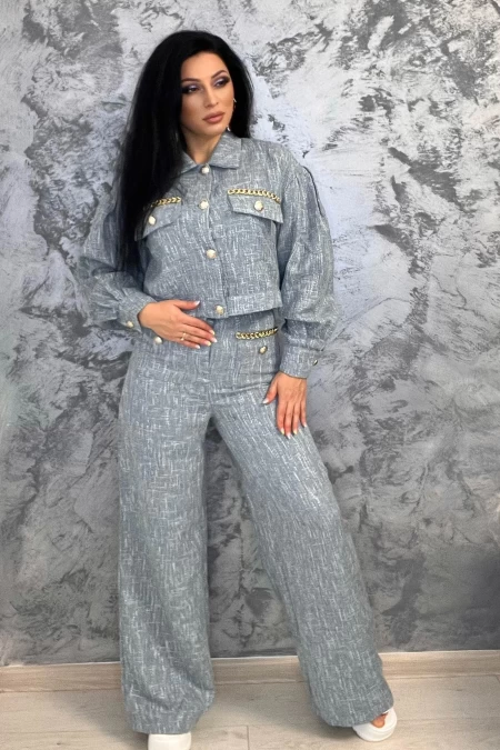 Frauenhose CHJ5256 Blau Kikiriki