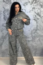 Frauenhose CHJ5256 Schwarz | Kikiriki