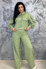 Frauenhose CHJ5256 Grün | Kikiriki