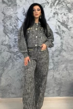 Frauenjacke CHJ5255 Schwarz | Kikiriki