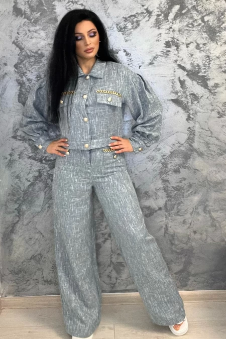 Frauenjacke CHJ5255 Blau Kikiriki