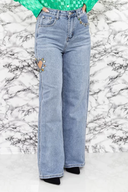 Frauen Jeans CHG6067 Blau Kikiriki