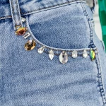 Frauen Jeans CHG6067 Blau Kikiriki