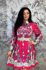 Frauenkleid VMC6913 Pink | Kikiriki
