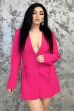 Frauenjacke GD22-386 Fuksja | Kikiriki