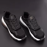 Herren Sportschuhe 0553 Black-Biała | Mei