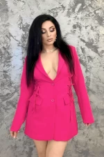 Frauenjacke GD22-386 Fuksja | Kikiriki