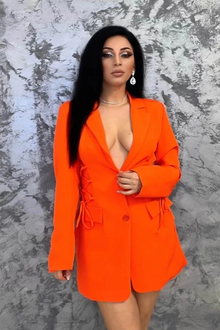 Frauenjacke GD22-386 Orange Kikiriki