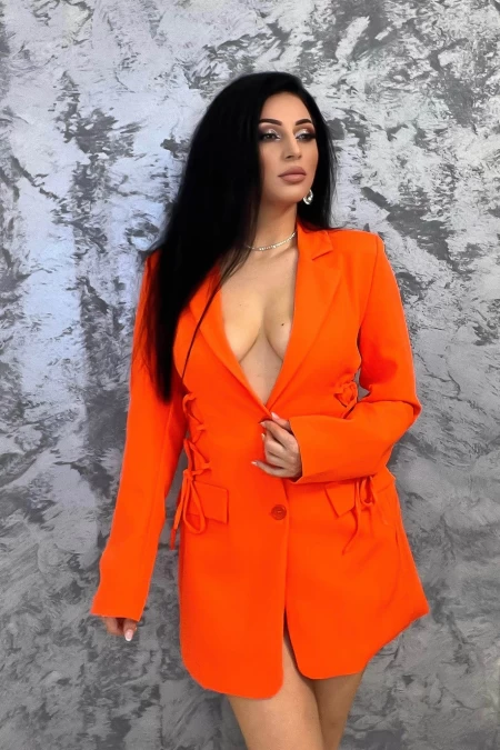 Frauenjacke GD22-386 Orange Kikiriki