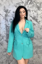 Frauenjacke GD22-386 Türkis Kikiriki