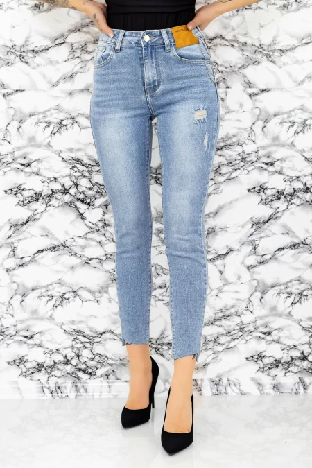 Frauen PGG-F31150 Jeans Blau Fartfallin