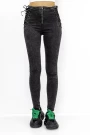 Frauen Jeans A7908-3 Schwarz Fartfallin