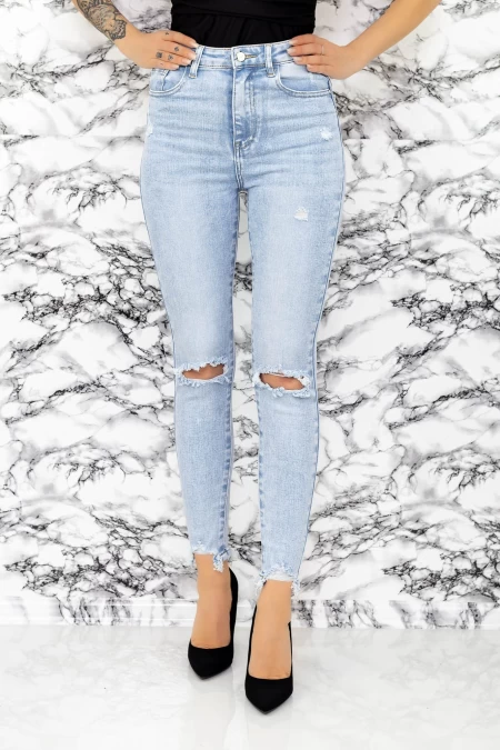 Frauen K115 Jeans blau Fartfallin