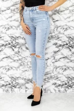 Frauen K115 Jeans blau Fartfallin