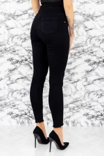 Frauen L49-1 Schwarze Jeans Fartfallin